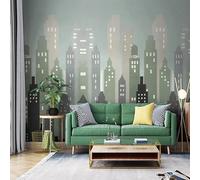 Architecture Urbaine Abstraite Vintage Géométrique Papier Peint 3D Installation Facile Intissé Tapisserie Bureau Salon Canapé Chambre Décoration Murale-400cm×280cm