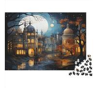 Architecture Urbaine Puzzles pour Adultes 1000 Teile Jeu ÉduChatif Jouets Défi Artisanat Cadeau Famille Décoration Intérieure Jeu D'adresse pour Toute La Famille 1000pcs (75x50cm)