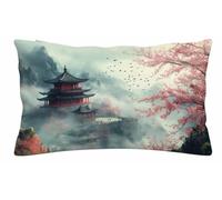 Architecture Velours Housse Coussin 40x60cm Lot de 1, Coussin Canape 1-9621