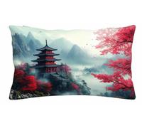 Architecture Velours Housse Coussin 40x60cm Lot de 1, Coussin Canape B-8624