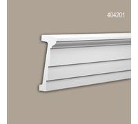Architrave Profhome 404201 Profil de façade Moulure décorative Moulure exterieure design moderne blanc 2 m