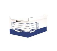 Fellowes Boîte de rangement Flip-Top Maxi 4474601 Charge lourde Pack de 10 287×378×545 mm