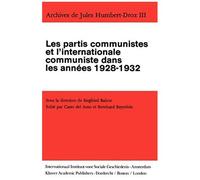 Archives De Jules Humbert-Droz, Volume Iii