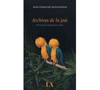 Archives de la joie: Petit traité de métaphysique animale