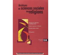 ARCHIVES DE SCIENCES SOCIALES DES RELIGIONS 138