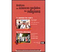 Archives de sciences sociales des religions 155 - Collectif - Ecole Des Hautes Etudes En Sciences Sociales - broché - Revue
