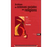 Archives de sciences sociales des religions 158 - Collectif - Ecole Des Hautes Etudes En Sciences Sociales - broché - Revue