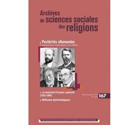 Archives de sciences sociales des religions 167 - Collectif - Ecole Des Hautes Etudes En Sciences Sociales - broché - Revue