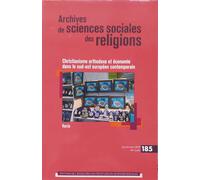 Archives De Sciences Sociales Des Religions 185