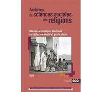 Archives de sciences sociales des religions n°202