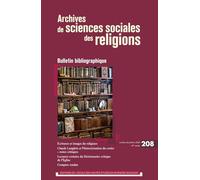 Archives de sciences sociales des religions n 208