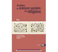 Archives des sciences sociales des religions, n°198: Tribes & scribes