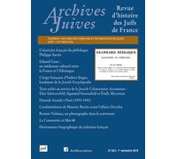 Archives juives n° 52-1 (1er semestre 2019) Figures de de passeurs et de médiateurs juifs (XIXe-XXe siècles) - Collectif - Puf - broché - Revue