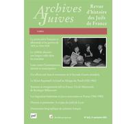 Archives juives n° 54-2 (2e semestre 2021) Varia - Collectif - Puf - broché - Revue