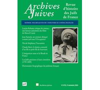 Archives juives n° 57-2 (2e semestre 2024)