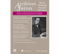 Archives juives n° 58-1 (1er semestre 2025) Les intellectuels face à l’antisémitisme. Continuités et ruptures (fin du XIXe siècle aux années 2000) - Collectif - Puf - broché - Revue