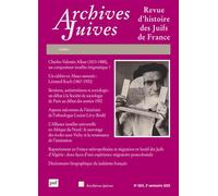 Archives juives n° 58-2 (2e semestre 2025) Varia - Collectif - Puf - broché - Revue