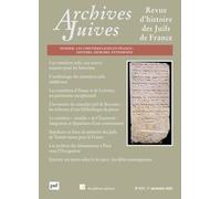 Archives Juives, Vol - 57, N.1, 2024