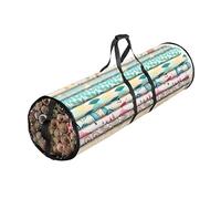 Archiviazione Di Carta Da Involucro - 31,5 x 8,66 cm Forniture Per Vacanze Organizzata, Roller Wrapper Di Natale | Carte de Portacarte Trasparente Con Maniglia Per Festività E Organizzazione