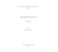 Archivio Nicolini. Inventario (Vol. 1)