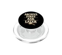 Archiviste Chercheur Archiviste Musée de Recherche en Archives PopSockets PopGrip pour MagSafe