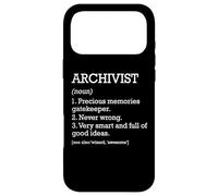 Archiviste Définition du Poste personnalisé Funny Archivist Coque pour iPhone 17 Pro Max