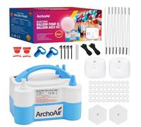 ARCHOAIR Kit Gonfleur Ballon Pompe ElectriquePour Mariage Kit d'Arche de Ballon Anniversaire Décoration Fêtes Baptême Arche