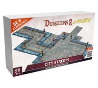 Archon Studio Dungeons & Lasers : City Streets Miniature Terrain - Non Peint Compatible avec DND et autres jeux RPG de table