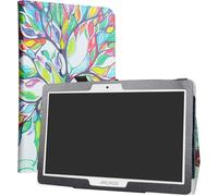 Archos 101 Oxygen Coque,Slim Pu Cuir Etui Et Pliable Stand Folio Housse Coque Couverture Pour 10.1"" Archos 101 Oxygen 4g Android Tablet,Love Tree