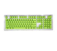 Archuu PBT Keycaps, 108 Touches P9 Clavier Mécanique Key Caps Rétro-Éclairé Key Caps Caractère Translucide Key Caps DIY Keycaps, pour 61/64/87/104/108 Key Claviers Mécaniques(Vert)