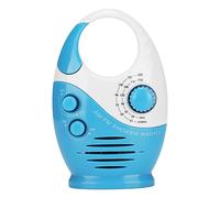 Archuu Radio AM FM Portable, Radio Météo étanche avec Haut-parleurs, Adaptée aux Salles de Douche, Tables de Chevet et Garages (Bleu)