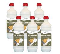 ARCILIA - Gel décapant universel - 1L - Enlève rapidement les couches anciennes - 6 bouteilles