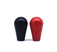 Arcity Lot de 2 boutons de manette d'arcade ovales de rechange pour machine Zippy SANWA SEIMITSU Arcade1up Rouge et noir