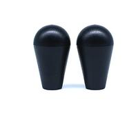 Arcity Lot de 2 boutons de manette d'arcade ovales de rechange pour machine Zippy SANWA SEIMITSU Arcade1up Noir et noir