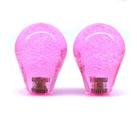 Arcity Lot de 2 boutons de manette d'arcade ovales en cristal pour machine Zippy SANWA SEIMITSU Arcade1up Rose