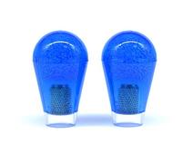Arcity Lot de 2 boutons de manette de type américain pour machine Zippy Sanwa Seimitsu Arcade1up Bleu et bleu transparent