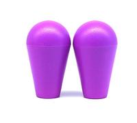 Arcity Lot de 2 boutons de manettes ovales de type américain - Violet et violet - Pour machine Zippy Sanwa Seimitsu Arcade1up