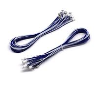 Arcity Lot de 20 câbles boutons d'arcade pour encodeur USB zéro retard PCB avec bornes de 0,5 cm 4,8 mm 40 cm Compatible avec micro commutateurs HAPP Style Arcade Boutons Joysticks