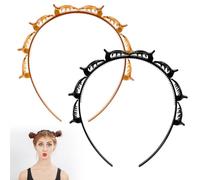 Arcjunys Lot de 2 bandeaux élastiques à cheveux unisexes pour sports de plein air, mariage, fête, festival