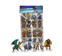 Arcknight Ensemble de démarrage Donjons et Dragons - 167 figurines DND plates en plastique prêtes à l'emploi, en couleur, art double face - Cadeaux D&D parfaits pour DND 5e, Pathfinder, Heroquest et