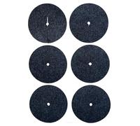 Arco Bertoni Heim Lot de 6 disques de paillage en feutre Ø 60 cm, anneau de protection contre les mauvaises herbes en feutre non tissé 300 g/m², anthracite, PET recyclé, perméable à l'eau et stockant
