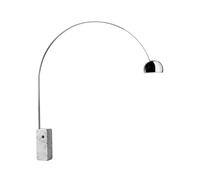 FLOS Lampadaire Arco - 220 x 240 cm - Structure en acier inoxydable satiné
