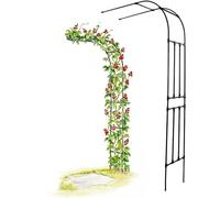 Arco pour Rose Demi-Côté Largeur de l'arche de Jardin 60-300 cm Souterrain 240 cm Cadre Pic Réticulum Archway Arco Of The Plant Demi-Chemin (Taille : L 250 x H 240 cm/L 8,2 x H 7,9 ft)