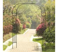 Arco pour roses pour plantes grimpantes résistant jardin en métal largeur 120/180/180/19/29/220/230/240/280/300 cm décorations de la relique arc de mariage (taille : 200 x 240 cm)