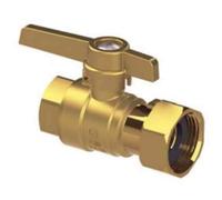 Arco - Robinet compteur eau - Robinet ACS avant compteur - Femelle 1/2" (15/21) Écrou libre 3/4" (20/27) -