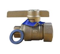 Arco - Robinet compteur eau - Robinet ACS avant compteur - Mâle 1/2" (15/21) Écrou libre 3/4" (20/27) - Lg 60 -