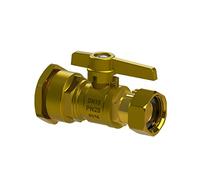 Arco - Robinet compteur eau - Robinet ACS avant compteur PEHD Ø25 Femelle écrou libre 3/4" (20/27) - Lg 74 - Arco