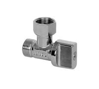 Arco - Robinet équerre - Robinet équerre Mâle 3/8" (12/17) Femelle écrou libre 3/8" (12/17) chromé - Arco