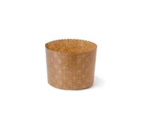 ARCOBALENOPARTY Lot de 10 moules à panettone 750 g haut en papier pour four à usage unique, idéal pour panettons, panettone gastronomique, gâteaux de Noël, pain brioche, panasta, pain dessert, lot de