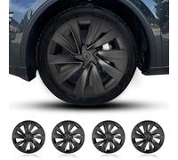 Arcoche Model Y 2025 2026 Juniper 19 Pouces Couvertures de Roues 4 Pcs Protecteur de Jante Model Y Juniper Hubcaps Matériel ABS Couvertures de Roues Enjoliveurs(Style d'usine Original-Noir Mat)